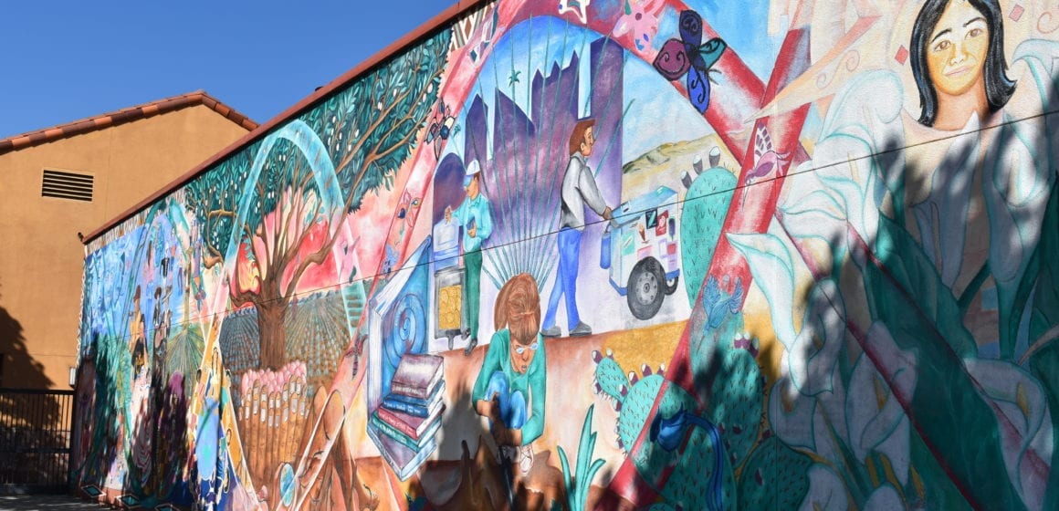 A mural at Mexican Heritage Plaza in San Jose