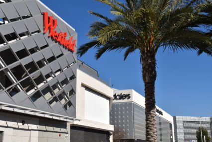 The exterior of a mall in San Jose