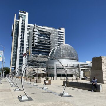 San Jose City Hall exterior rotunda and buildings