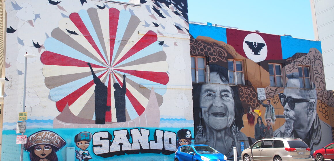 A mural in downtown San Jose