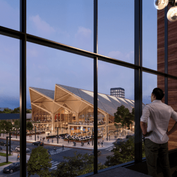 A rendering of a proposed development in Santa Clara