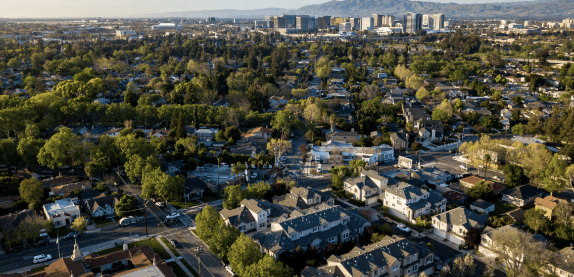 Một góc nhìn từ trên không của San Jose